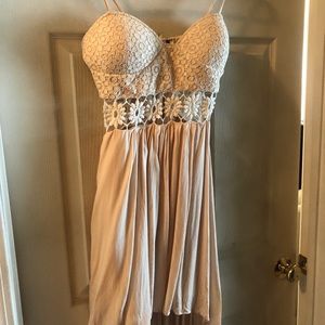 Arden B. Sunflower cut out short to long sundress!